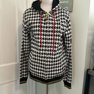 Gwen Stefani/ No Doubt black & white Rasta tour jacket